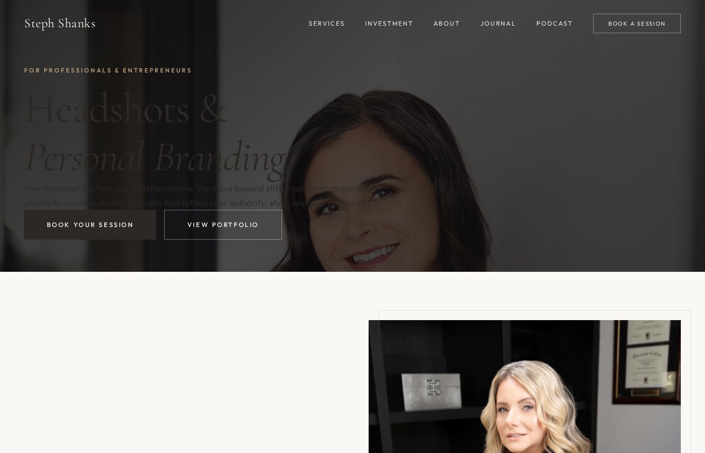 Steph Shanks Photography — headshots page