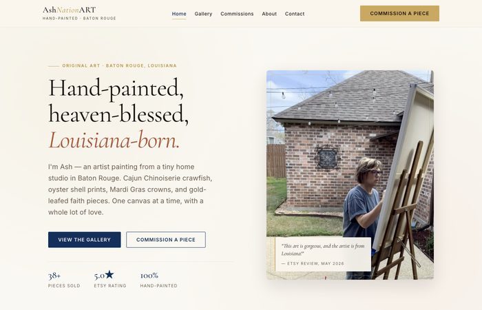 AshNationART homepage